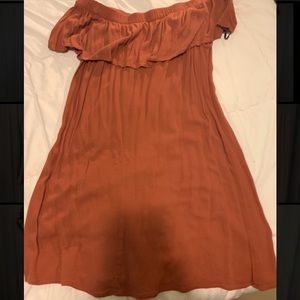 off the shoulder dress